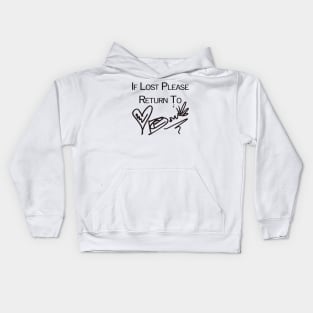 If Lost Please Return To - Dom PC Auto Kids Hoodie